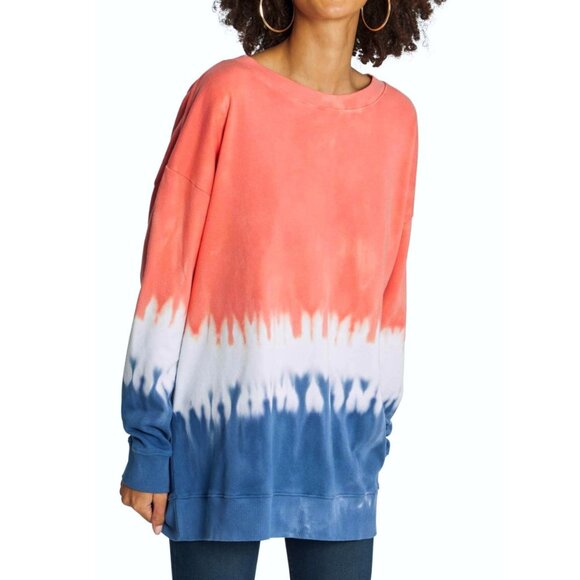 Wildfox | Roadtrip Sweatshirt in Rocket Pop Tie-Dye - Picture 1 of 7